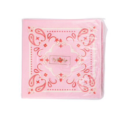 My Mind’s Eye - Bandana Western Papierservietten für Cocktails