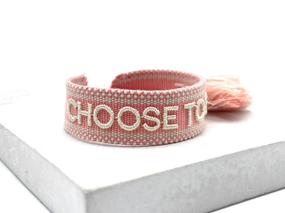 Parsley & Pepper - Choose to Shine armband peach/ zand
