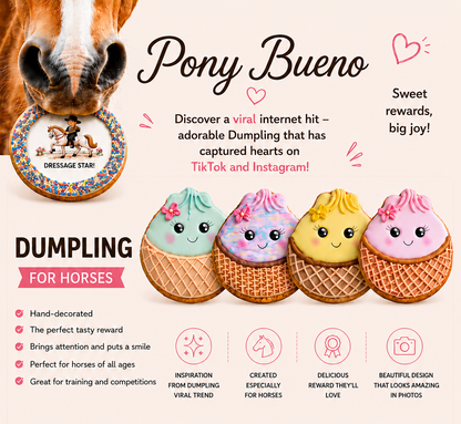 Konska Cukierenka - Pony Bueno Luxe Paardenkoekje Crunchy Dumpling