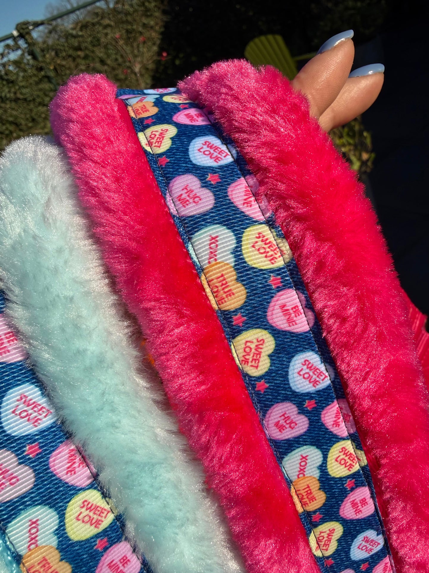 Happy Halsters x FMH - Licol Sweetheart Exclusive (fourrure) différentes couleurs