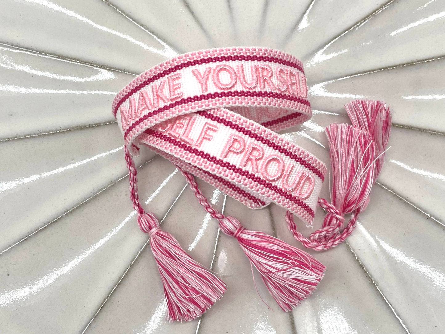 Parsley & Pepper - Make Yourself Proud armband roze
