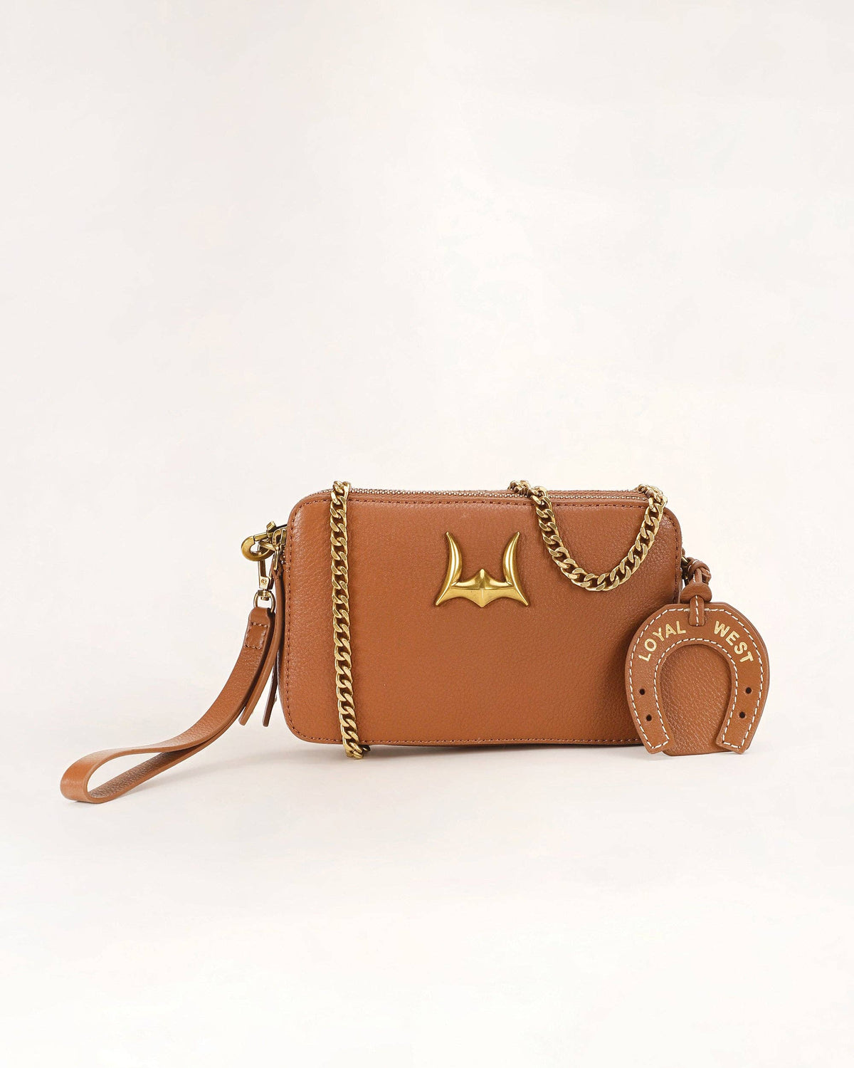 Myra Bag - Loyal West Shell Crossbody tasje cognac bruin