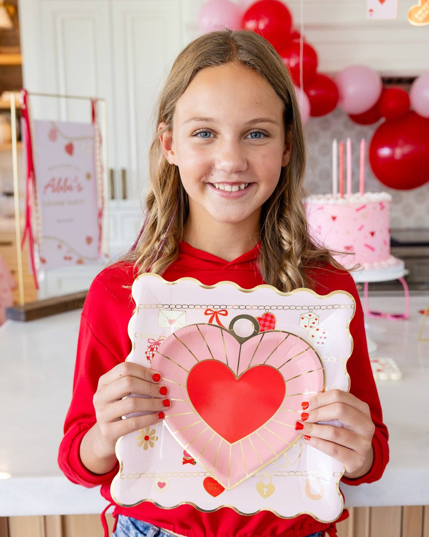 My Mind’s Eye - Valentijnsborden bedeltjes wegwerpbordjes