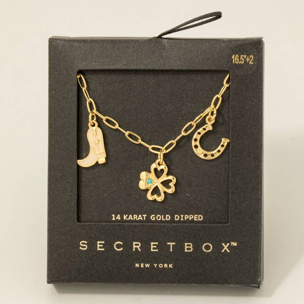 Fame - Western bedelketting goud/ zilver