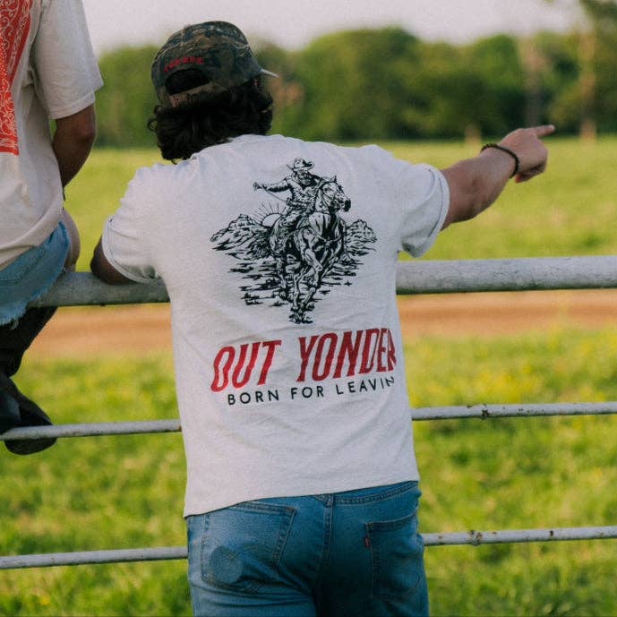 Out Yonder - Lone Ranger boxy gemêleerd T-shirt unisex
