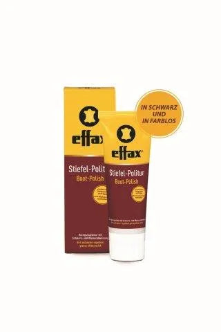 Effax - Boot-Polish schoenpoets rijlaarzen zwart 75ml