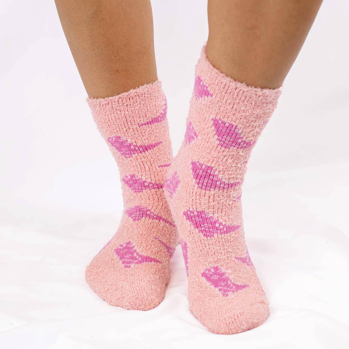 Royal Standard - Cowgirl Boots fluffy snuggle sokken