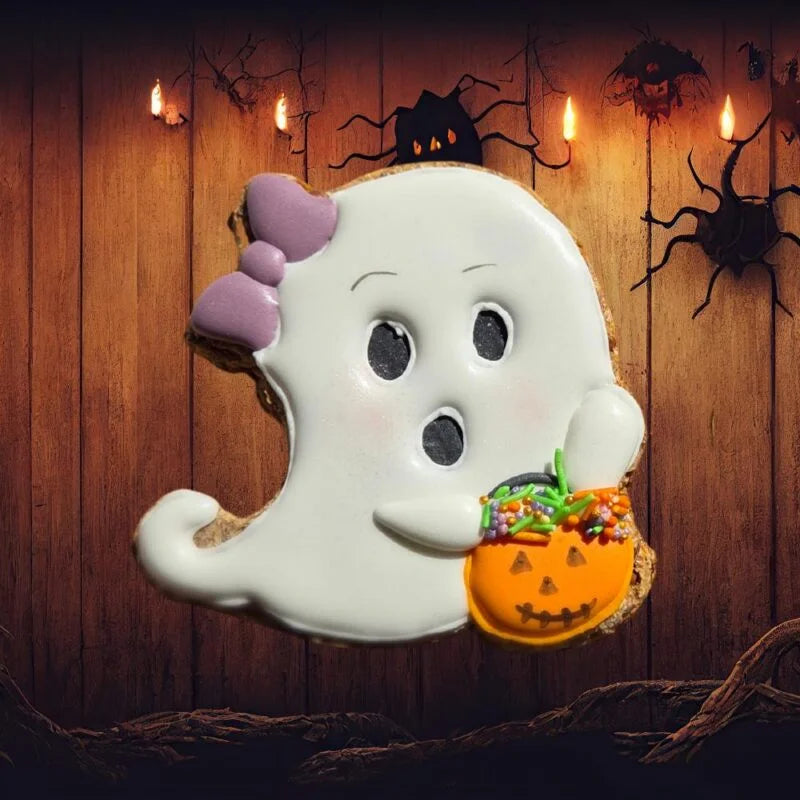 Konska Cukierenka - Premium Halloween Grote koek Spookje/Heksenketel