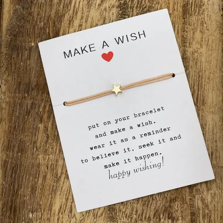 Parsley & pepper - Braccialetto Make a Wish (diversi colori)