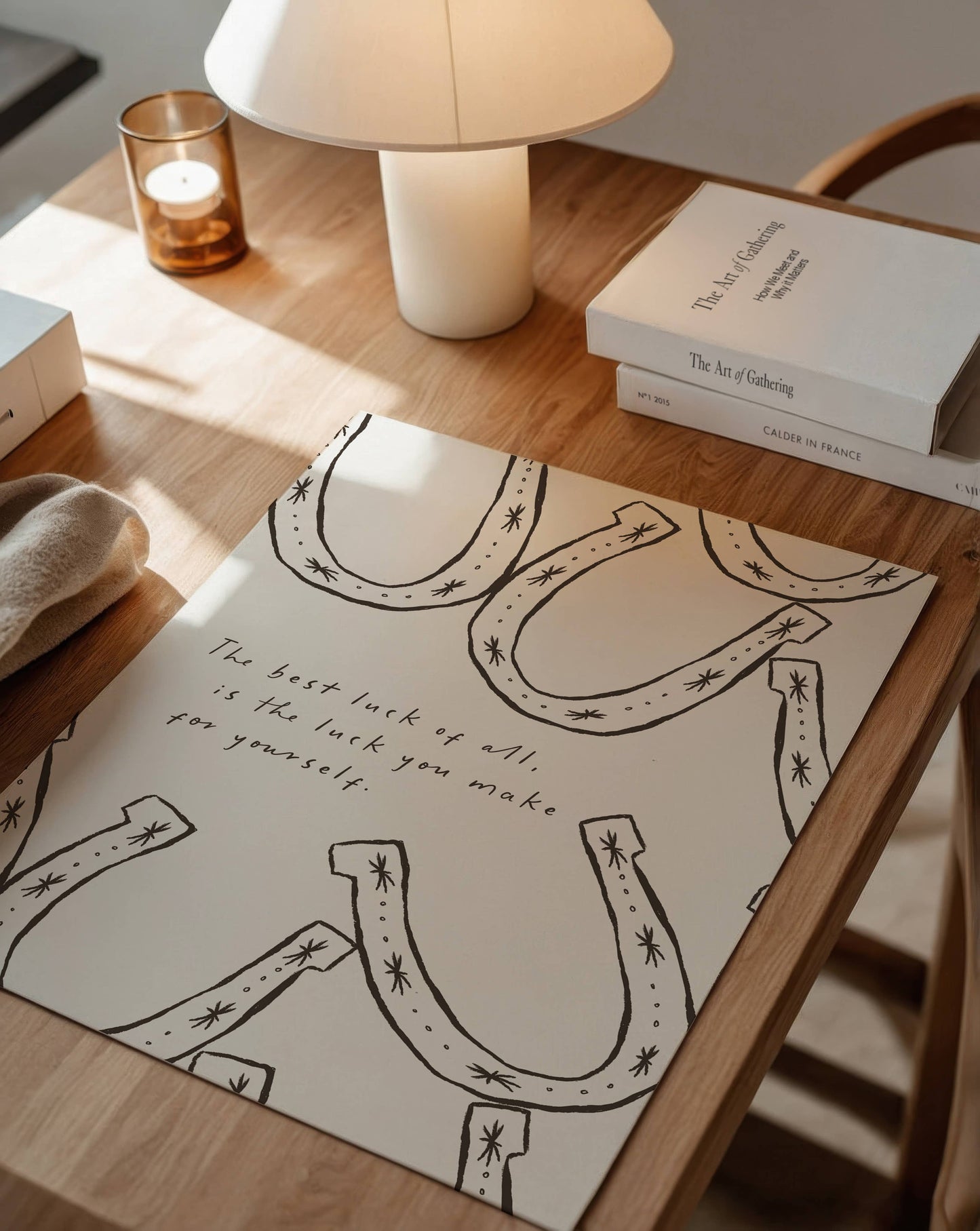 Seven Icons - Kunstdruk Print hoefijzer The best luck of all Poster