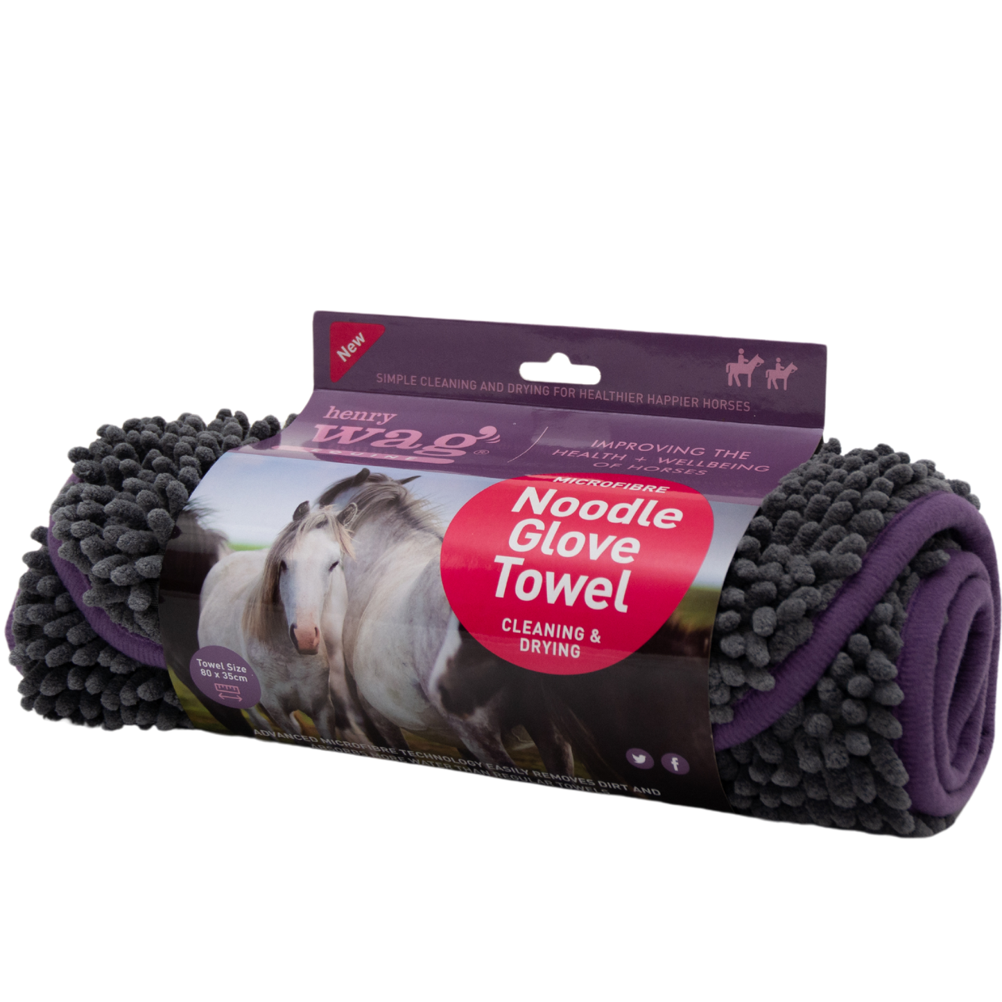 Henry Wag - Equine Mikrofaser-Nudelhandschuh