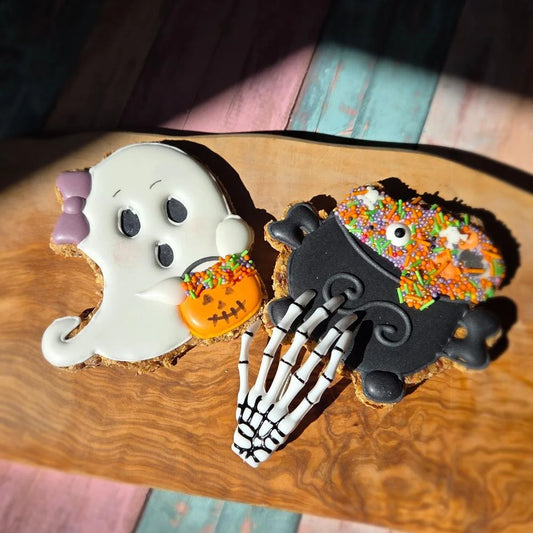 Konska Cukierenka - Premium Halloween Grote koek Spookje/Heksenketel
