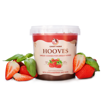Candy Horse - Biscotti per cavalli Hooves in secchiello 1,2L