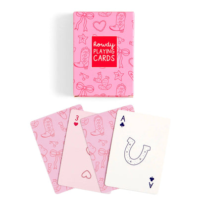 Callie Danielle - Howdy Cowgirl Western Doodles playing cards deck
