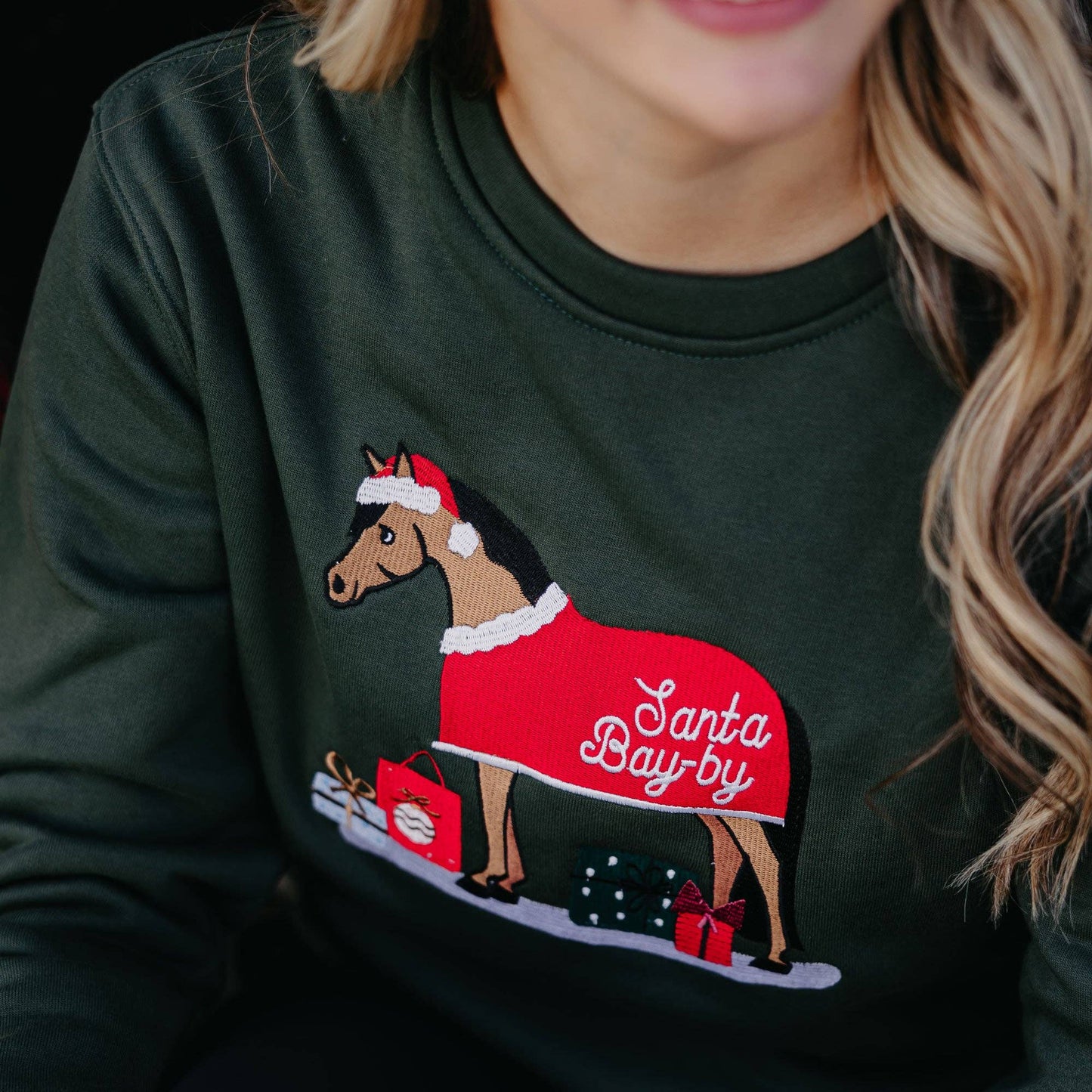 Dapplebay - Santa Bay-by Crewneck Sweater Kersttrui