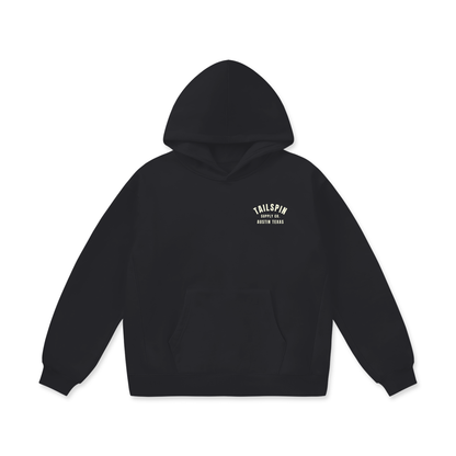 Tailspin - Zwarte hoodie Off Duty Cowboy sweater