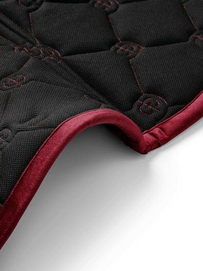 Equestrian Stockholm - FW26 Merlot - Jump Saddle Pad Velvet springzadeldek