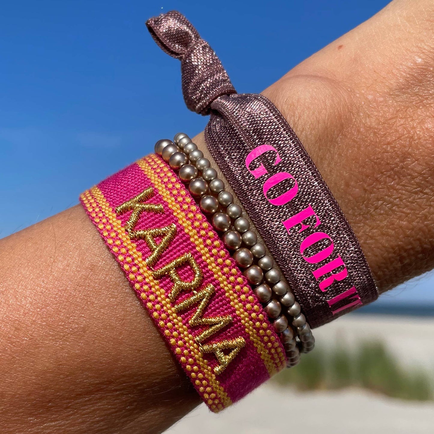 Parsley & Pepper - Karma armband cherry/ goud