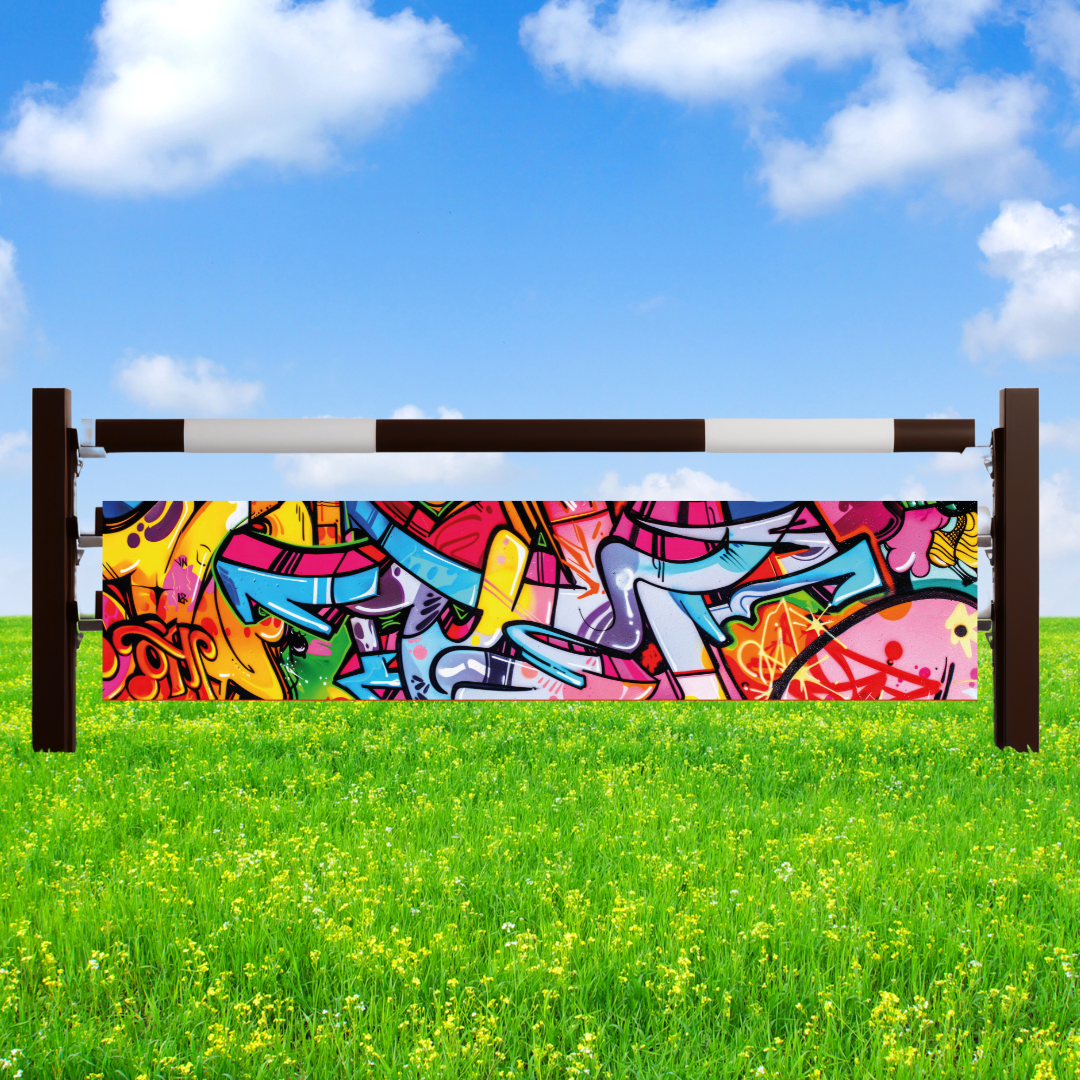Jumpbanners - Hinderniszeil Standard Graffiti