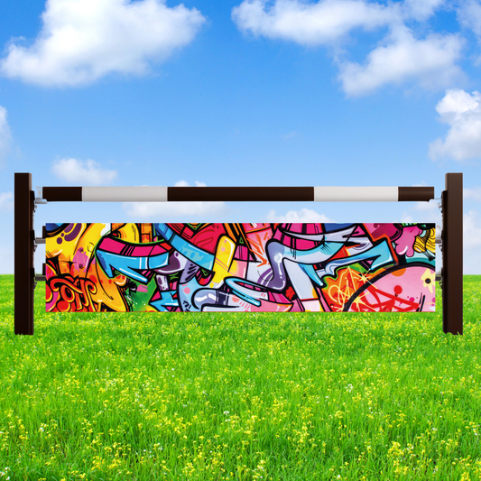 Jumpbanners - Hinderniszeil Standard Graffiti
