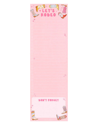 Callie Danielle - Blocco note Let's Rodeo Western Cowgirl Boots