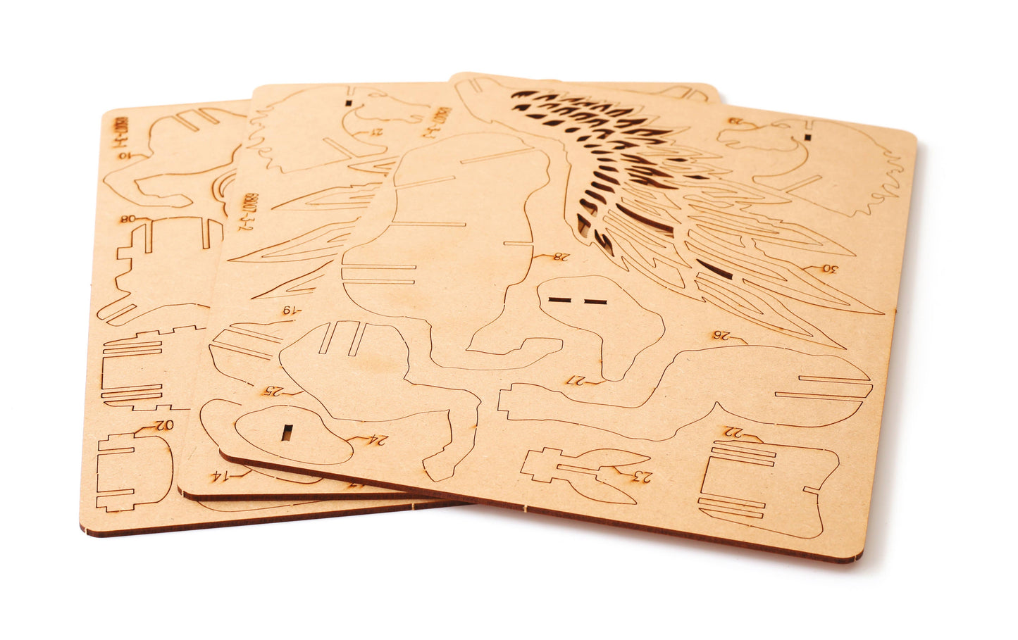 Graine Creative - 3D houten model Eenhoorn