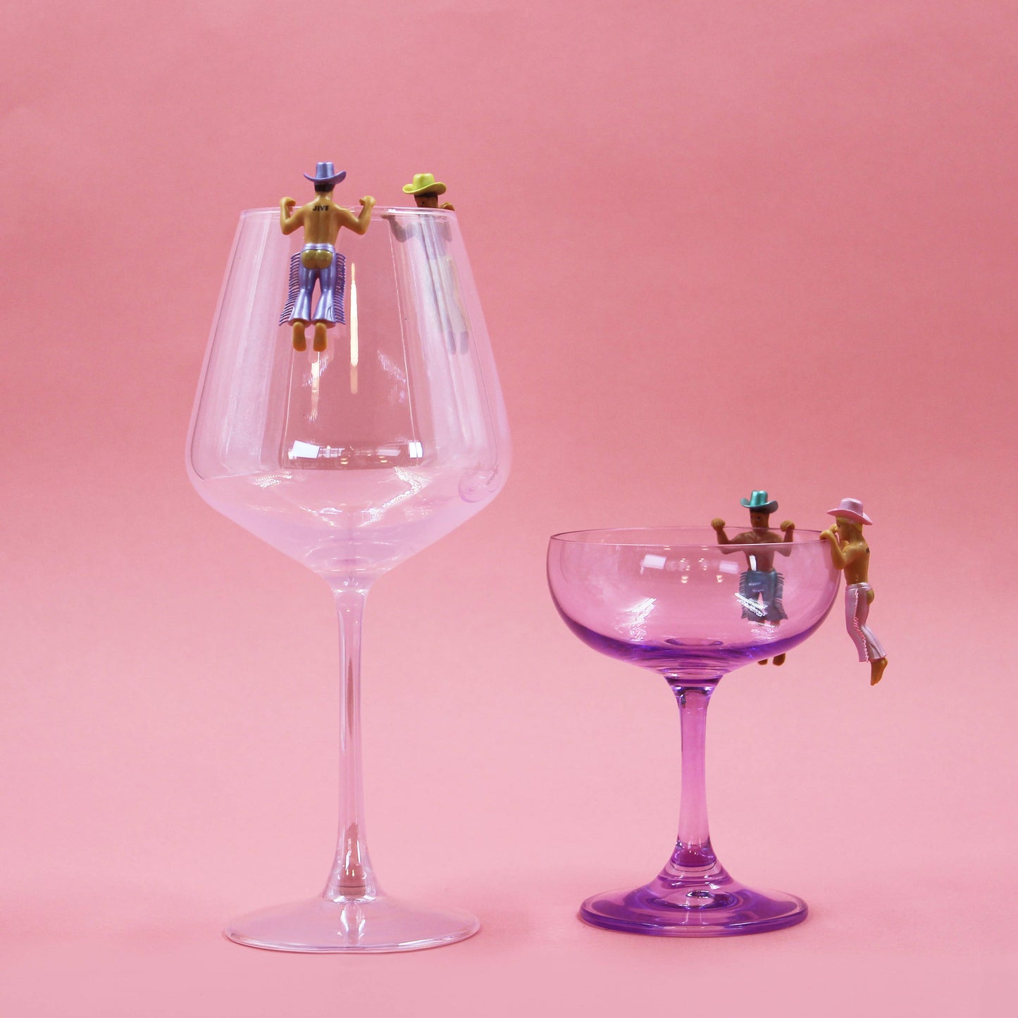 NPW - Disco Cowboy drinkmarkeerders 4 stuks