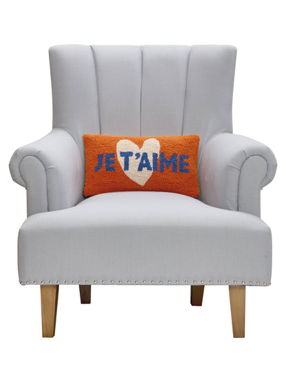 Peking Handicraft - Je T'Aime gehäkeltes Kissen - Ampersand