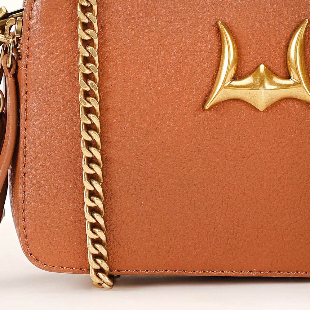 Myra Bag - Loyal West Shell Crossbody tasje cognac bruin