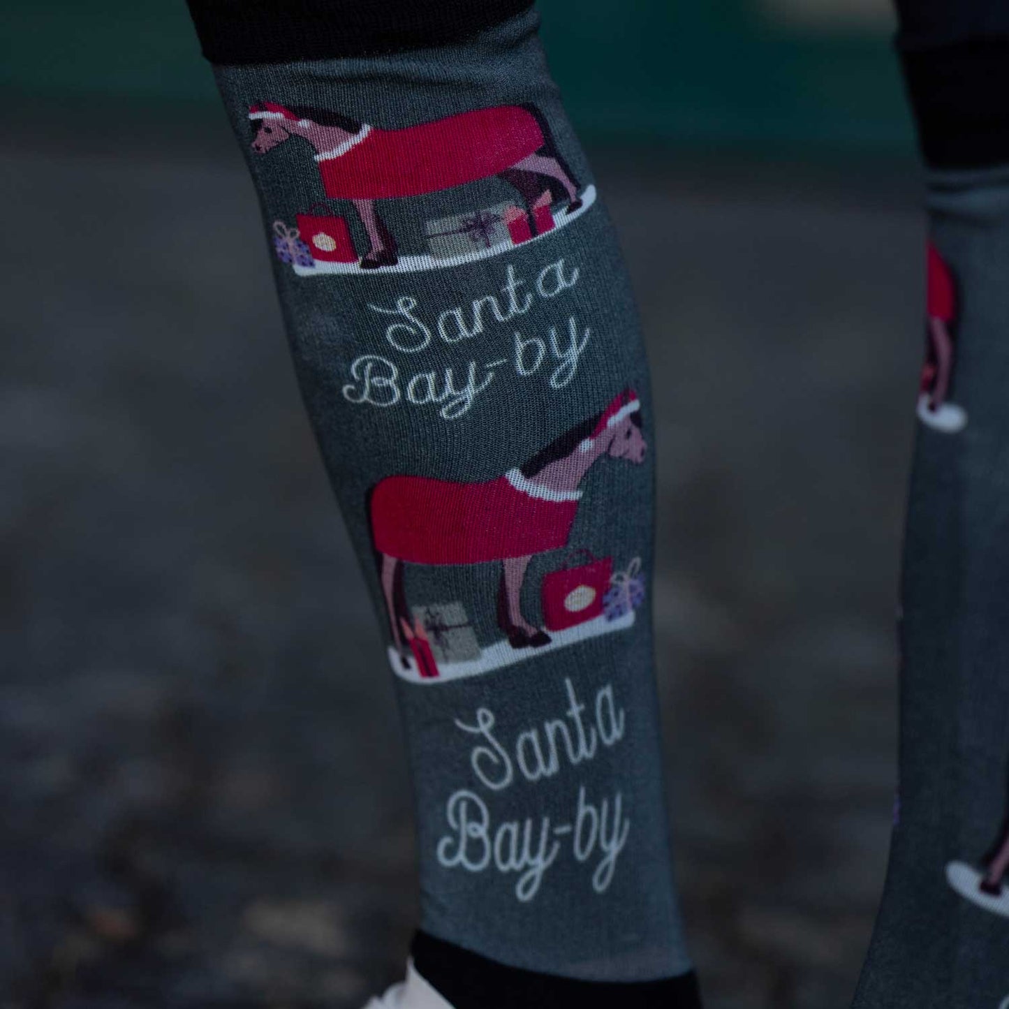Dapplebay - Santa Bay-by Slick Boot dunne Sokken Kerst