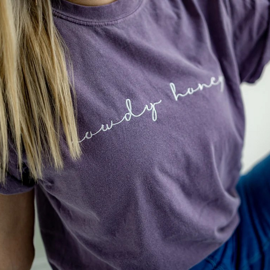 FlossandFable - T-shirt "Howdy Honey!" Yam