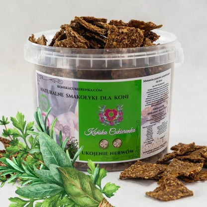 Konska Cukierenka - Natural spicy horse cookies 1L bag
