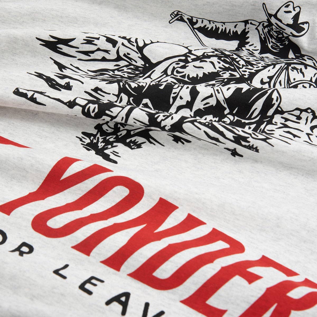 Out Yonder - Lone Ranger boxy gemêleerd T-shirt unisex