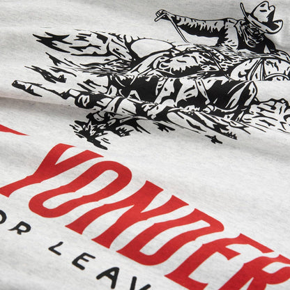 Out Yonder - Lone Ranger boxy gemêleerd T-shirt unisex