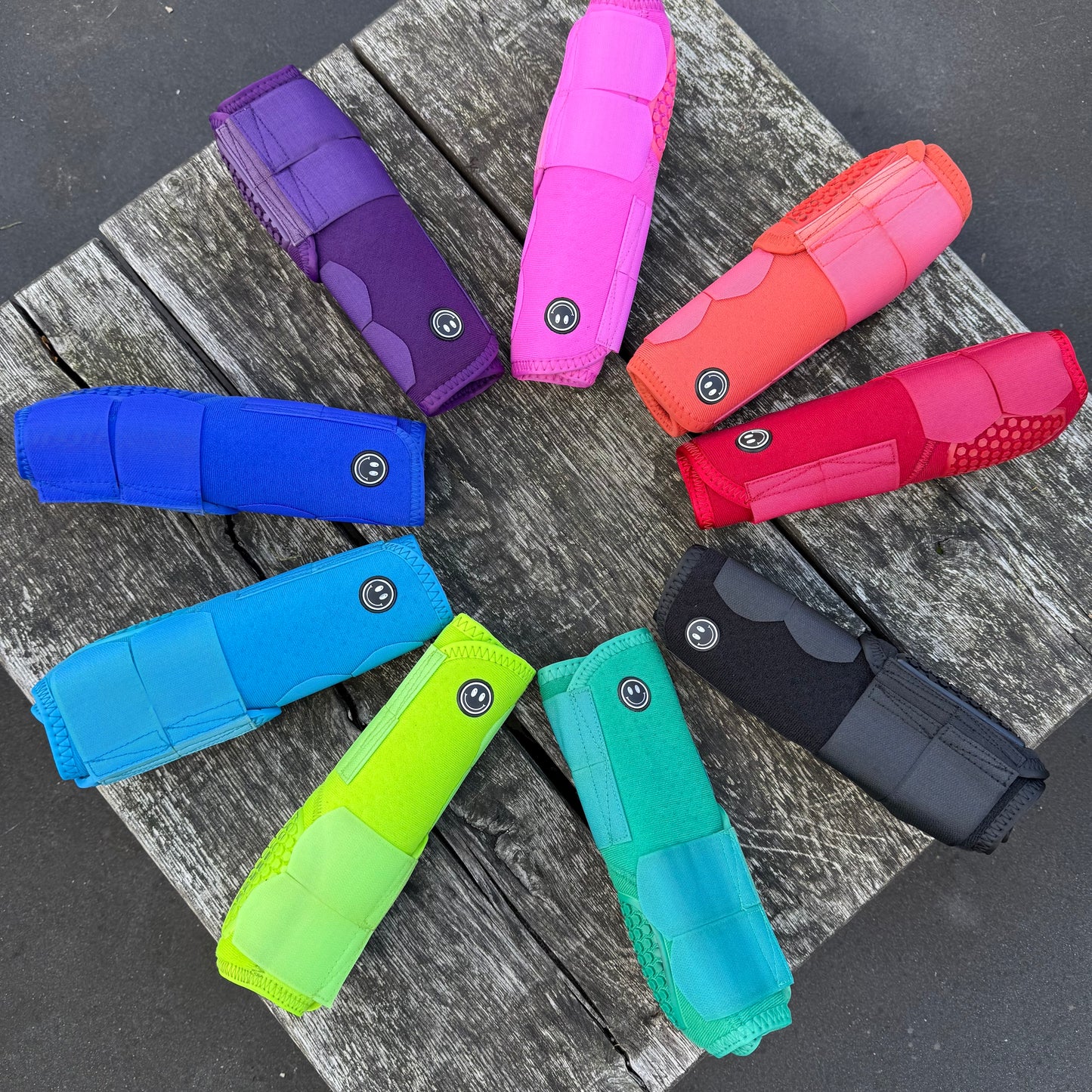 FMH - NeoPro the Solids - Neoprene beenbeschermers boots voor paarden (div. kleuren)