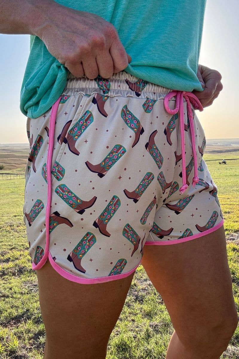 Sterling Kreek - Zomerse short 'Better in boots' Dames/ Kinderen