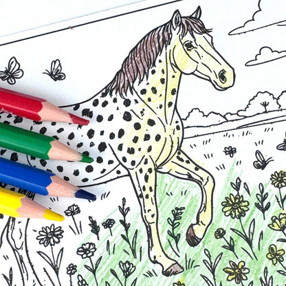 Colorfill Club - Kleurkaartenset Paarden