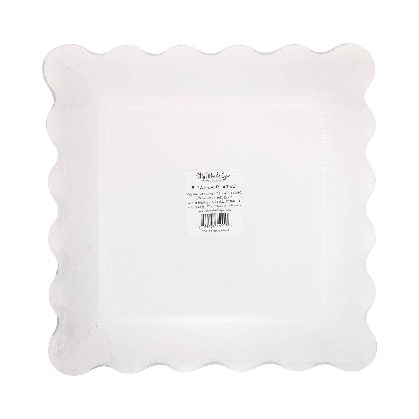 My Mind’s Eye - Valentijnsborden bedeltjes wegwerpbordjes