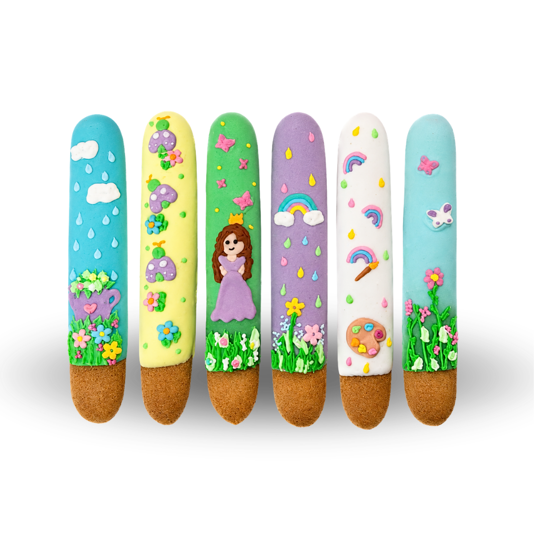 Candy Horse - Rainbow World Limited Collection - Versierde Sticks 6st.