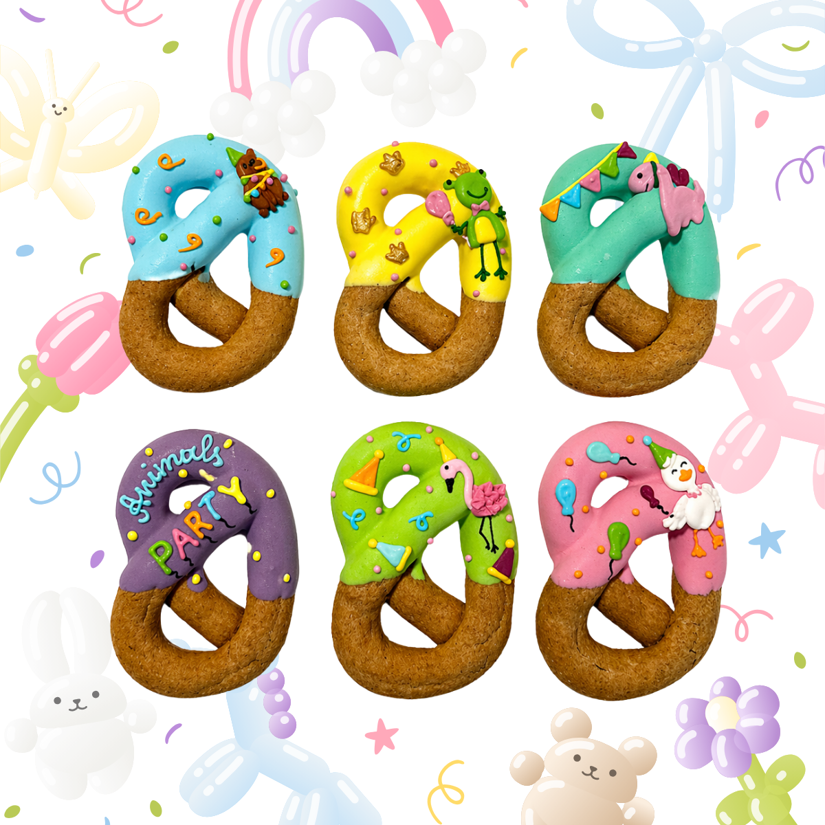 Candy Horse - Stable Party Limited Collection - Versierde Pretzels 6st.