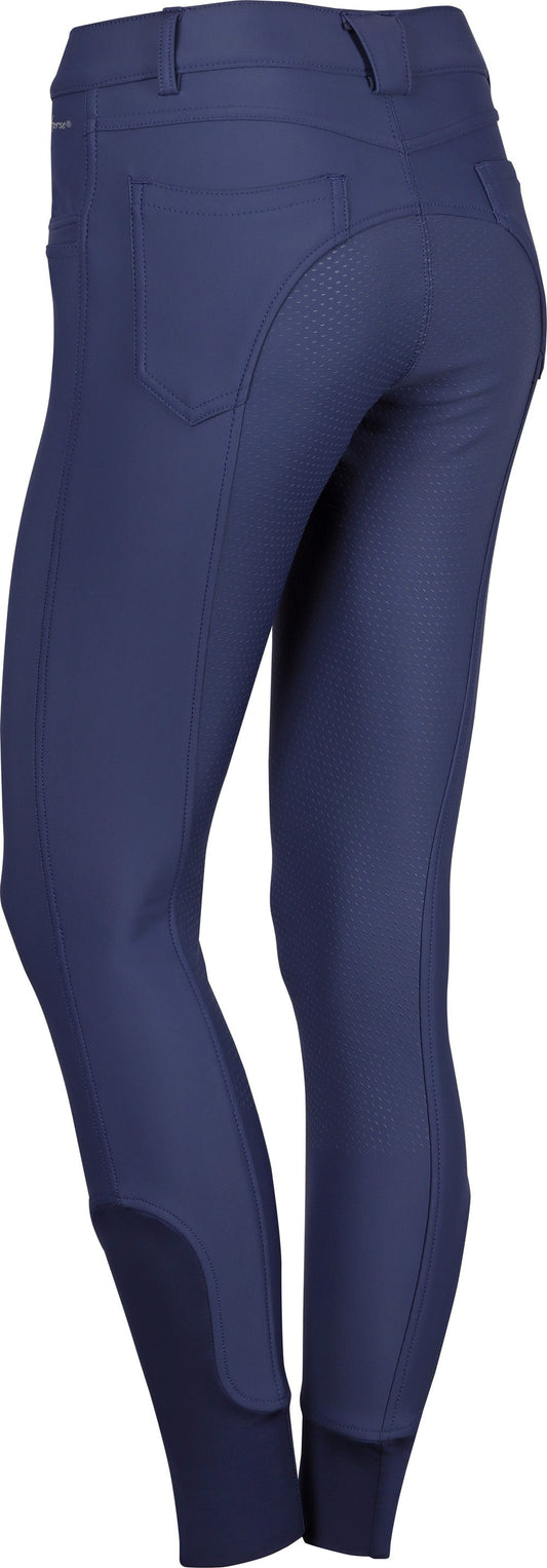 Rijbroek Softshell Full Grip Staalblauw