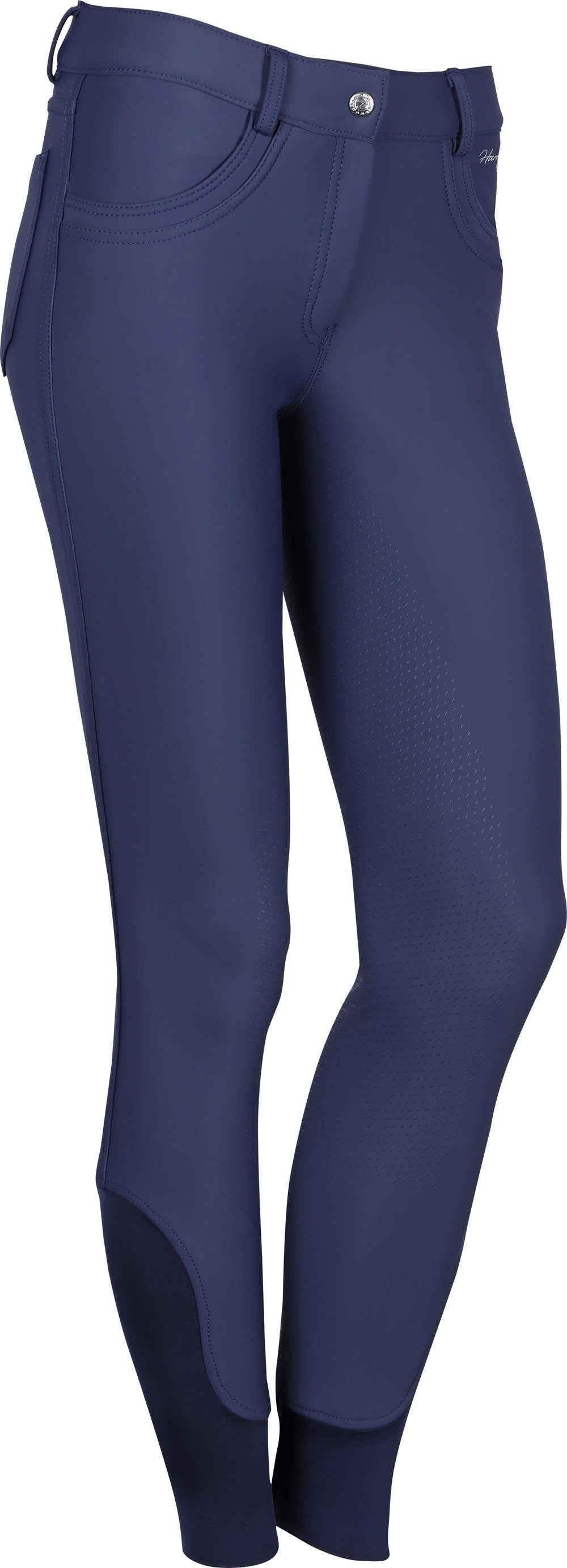Rijbroek Softshell Full Grip Staalblauw