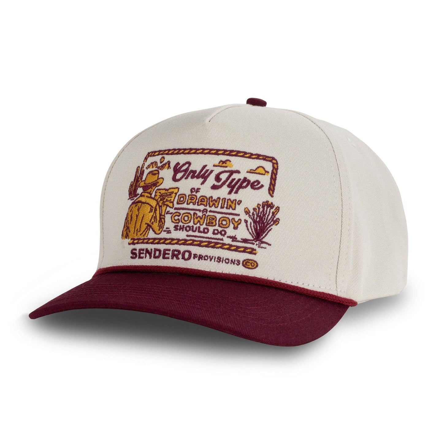 Sendero - Pet Drawin' a Cowboy beige bordeaux
