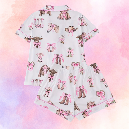 FMH - Women's summer pajama set/lounge suit Cutest Cowgirl
