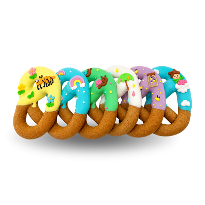 Candy Horse - Rainbow World Limited Collection - Versierde Pretzels 6st.