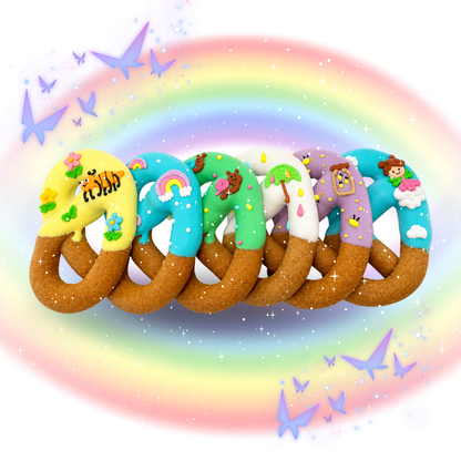 Candy Horse - Rainbow World Limited Collection - Versierde Pretzels 6st.