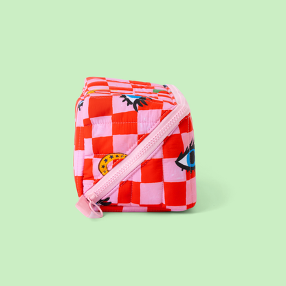 Eleanor Bowmer - Astuccio da toilette orizzontale Checker Icons