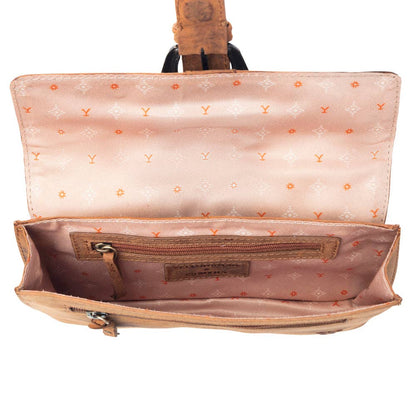 Myra Bag - Yellowstone High Plains Leder-Hüfttasche mit Schnalle