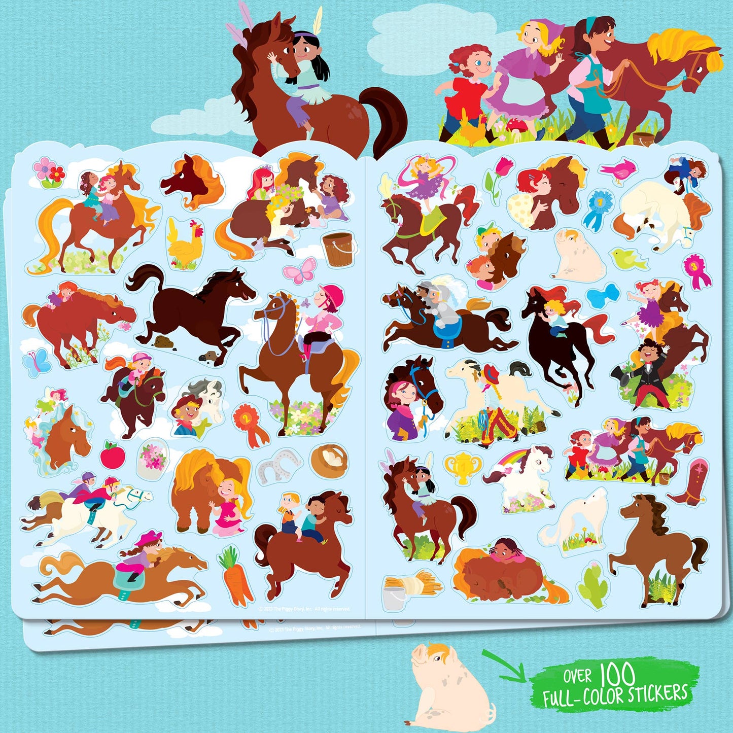 Girl Nation - Paarden Vakantieboek (Puzzelboek, kleurboek, activiteitenboek)