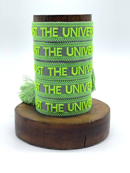 Parsley & Pepper - Trust the Universe armband grijs/ lime
